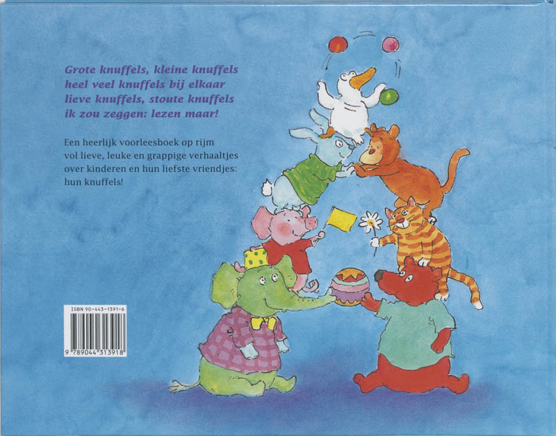 Achterkant van Het knuffelboek voor peuters en kleuters