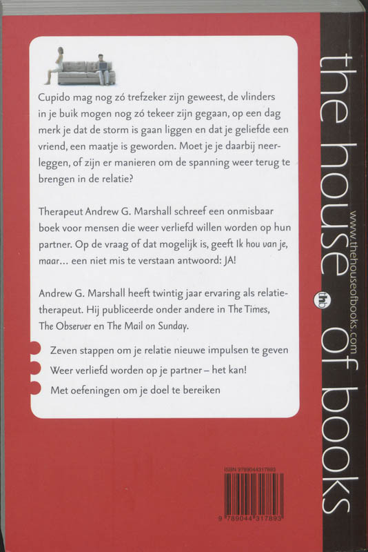 Achterkant van Ik hou van je... maar ben niet verliefd op je