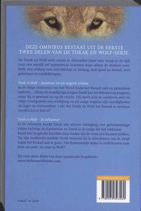 Achterkant van Torak en Wolf omnibus