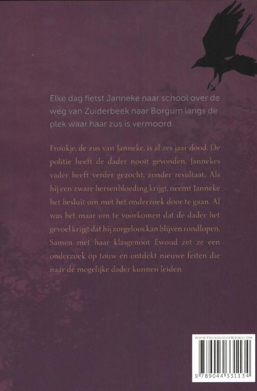 Achterkant van Donkere weg