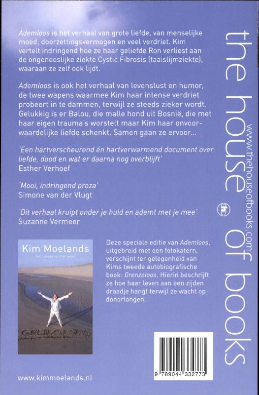 Achterkant van Ademloos