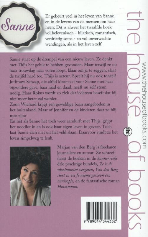 Achterkant van Sanne