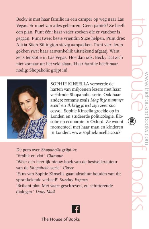 Achterkant van Shopaholic grijpt in