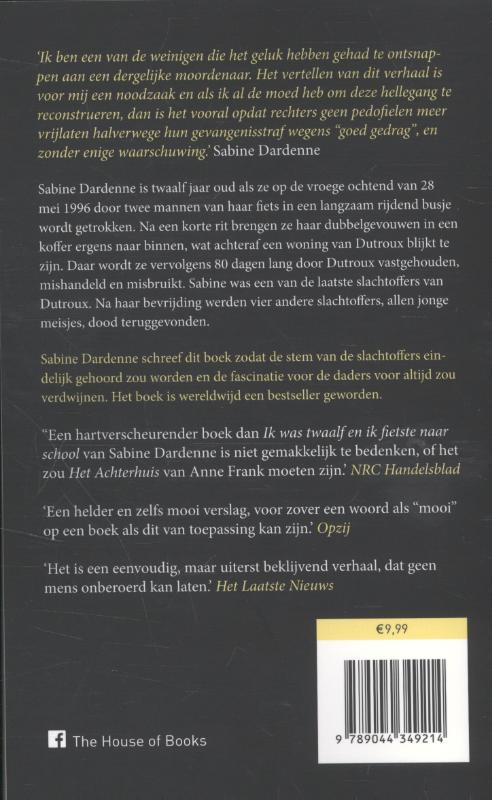 Achterkant van Ik was twaalf en ik fietste naar school