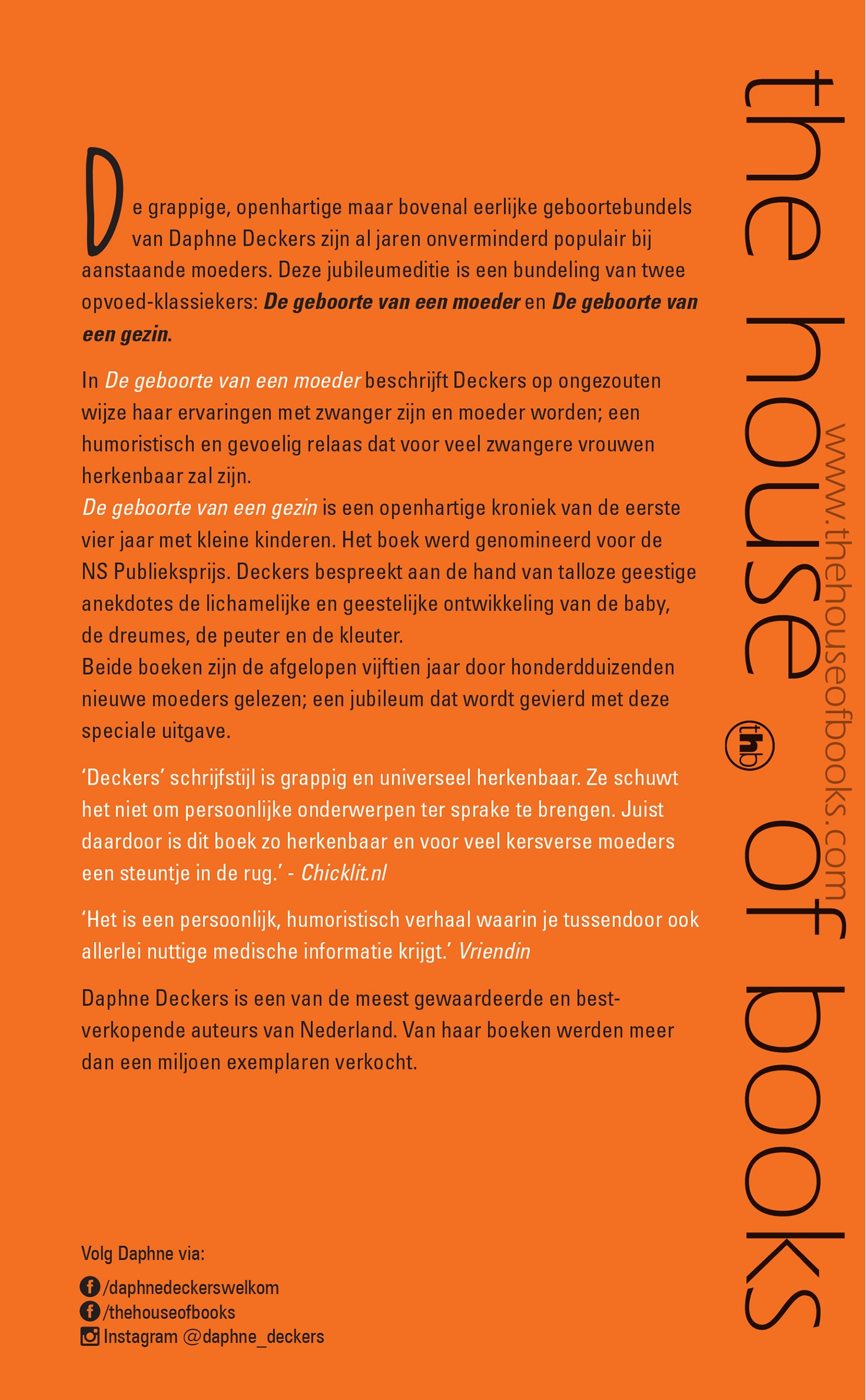 Achterkant van De geboorte van een moeder