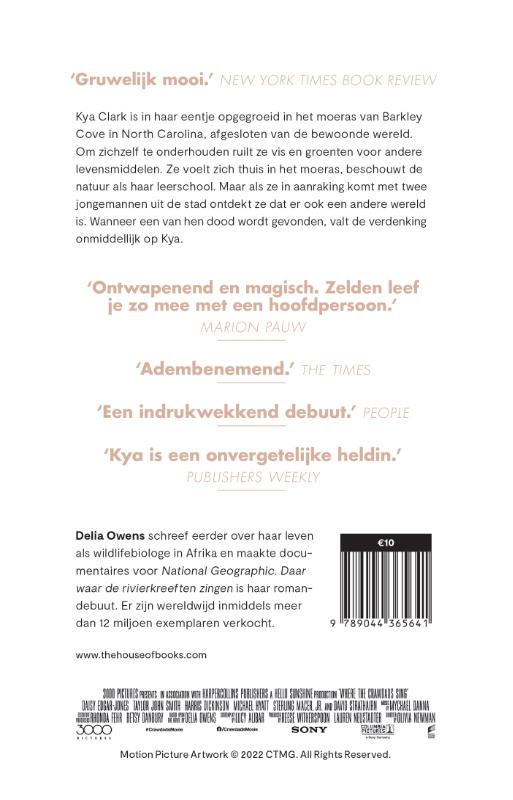 Achterkant van Daar waar de rivierkreeften zingen