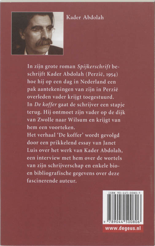 Achterkant van De koffer