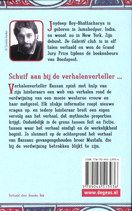 Achterkant van De verhalenverteller van Marrakech
