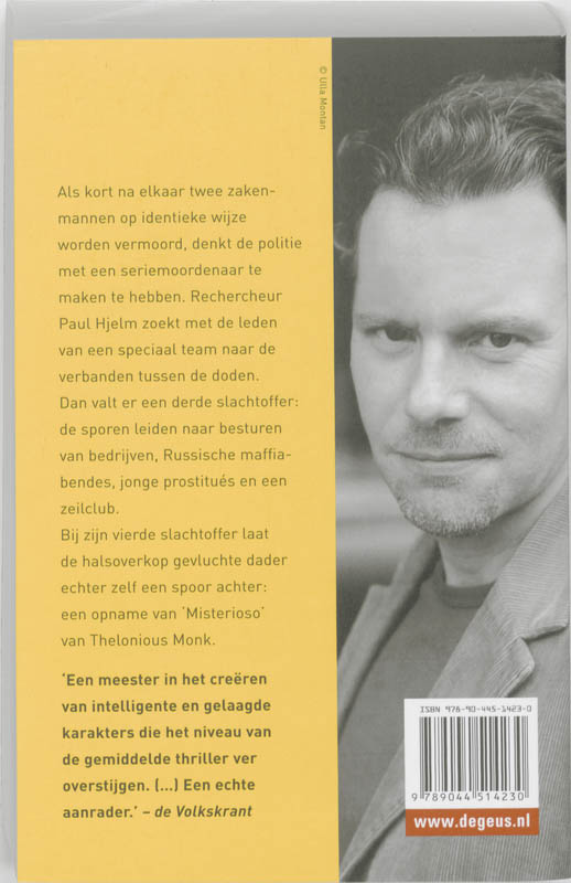 Achterkant van Misterioso