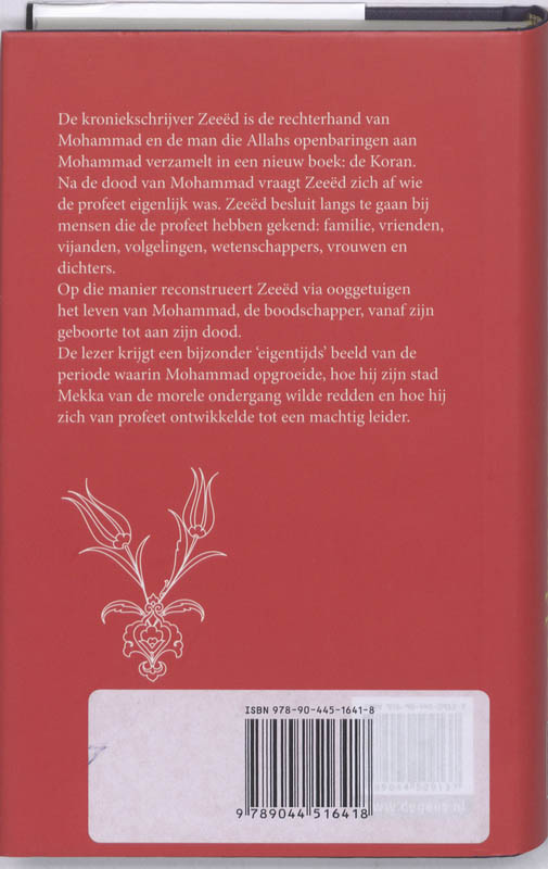 Achterkant van De boodschapper