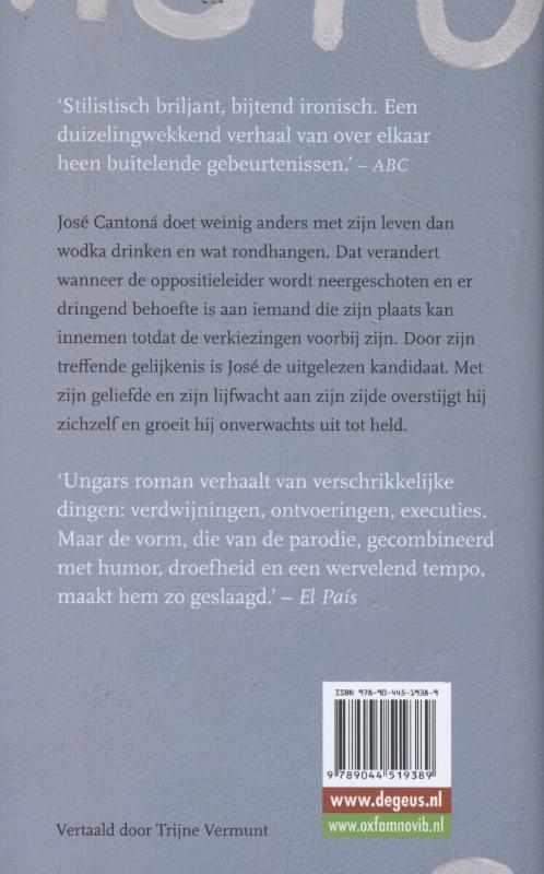 Achterkant van Presidentskandidaat