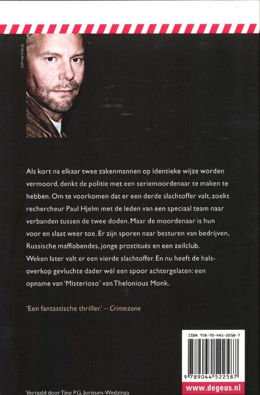 Achterkant van Misterioso