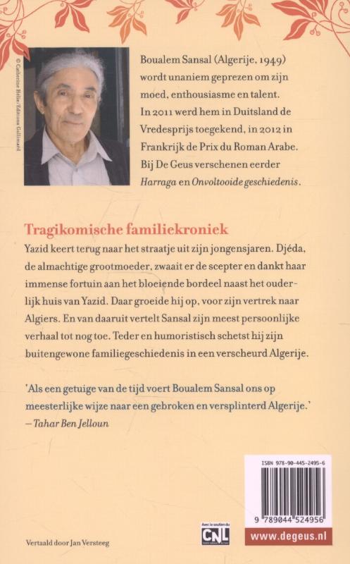 Achterkant van Terug naar de rue Darwin