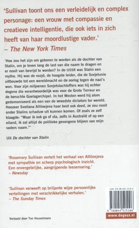Achterkant van De dochter van Stalin