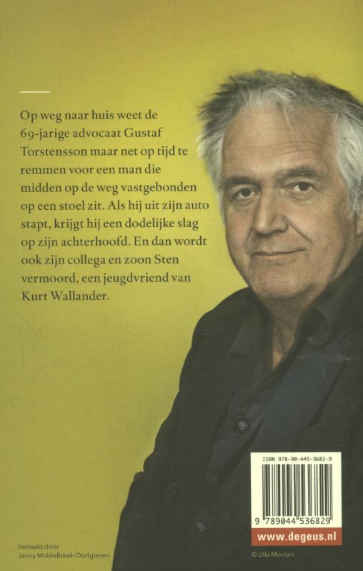 Achterkant van De man die glimlachte