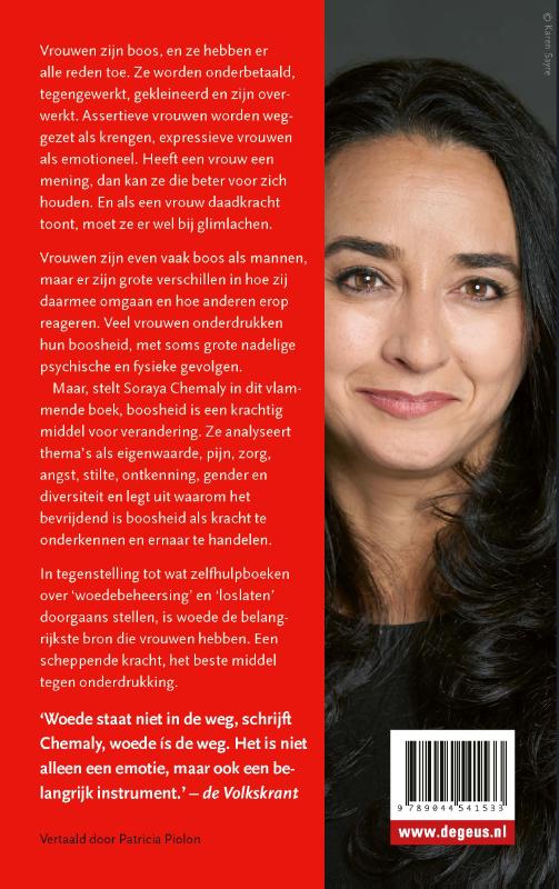 Achterkant van Fonkelend van woede