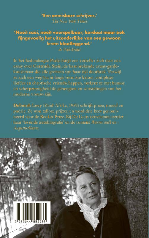 Achterkant van Mijn jaar in Parijs met Gertrude Stein