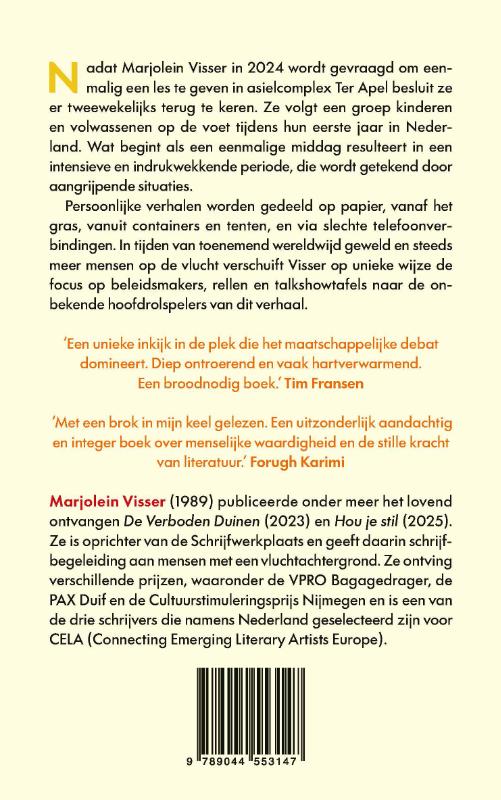 Achterkant van Oorlog overleef je nooit alleen