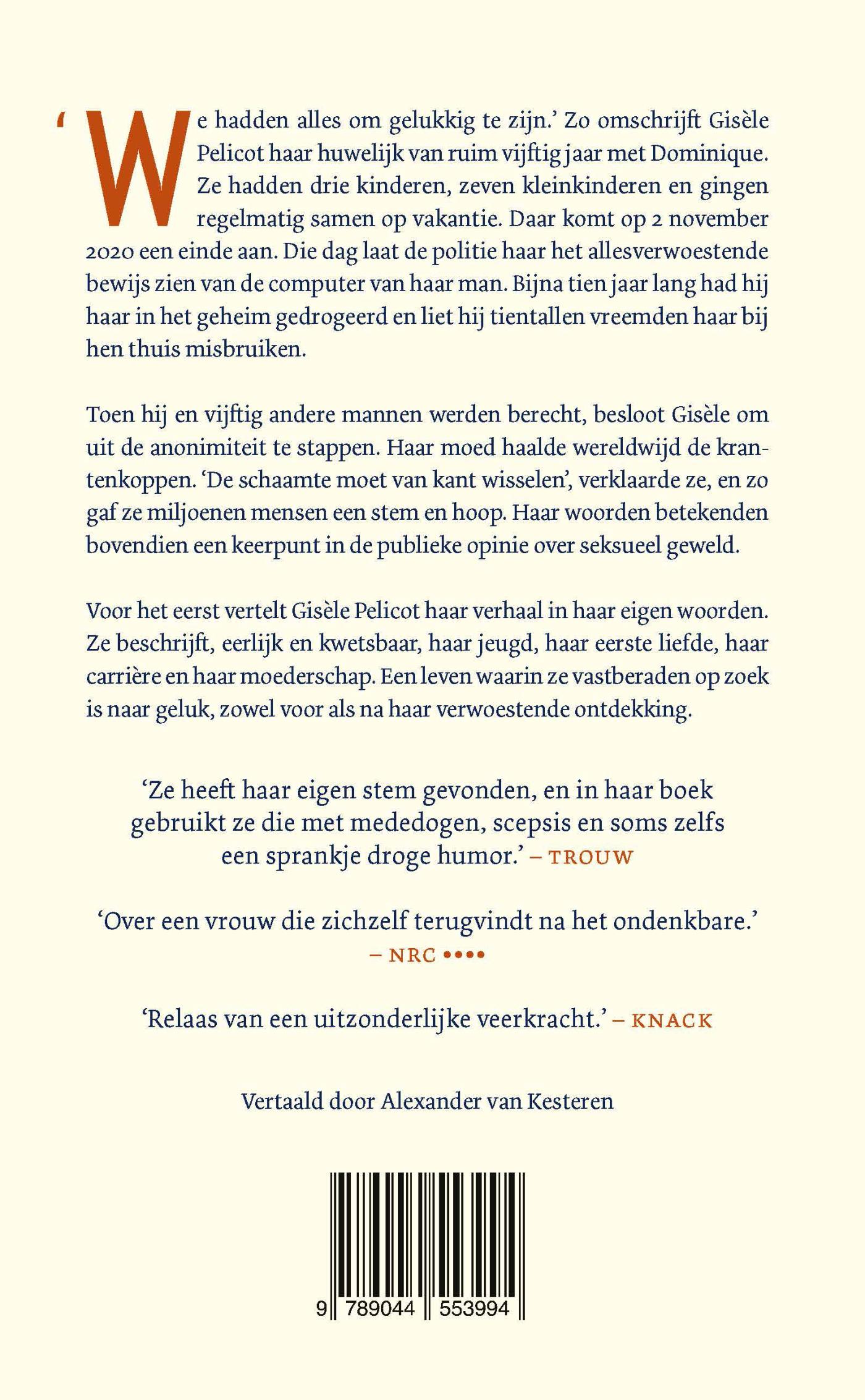 Achterkant van Ode aan het leven