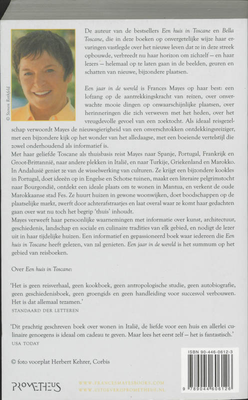 Achterkant van Een jaar in de wereld