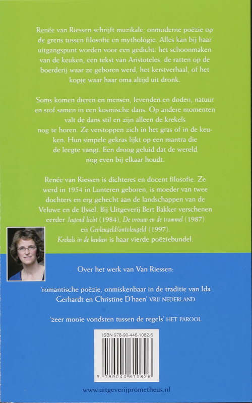 Achterkant van Krekels in de keuken