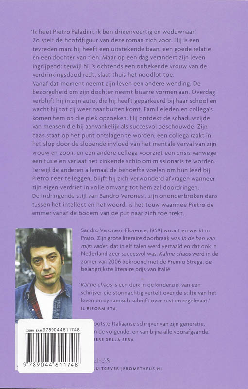 Achterkant van Kalme chaos