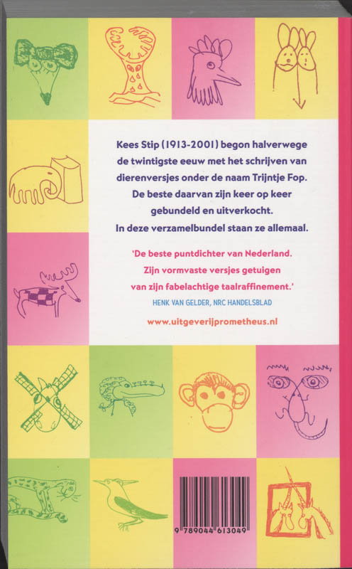 Achterkant van Grote Beestenfeest