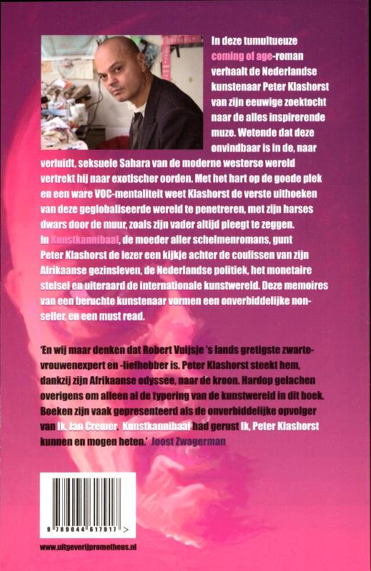 Achterkant van Kunstkannibaal