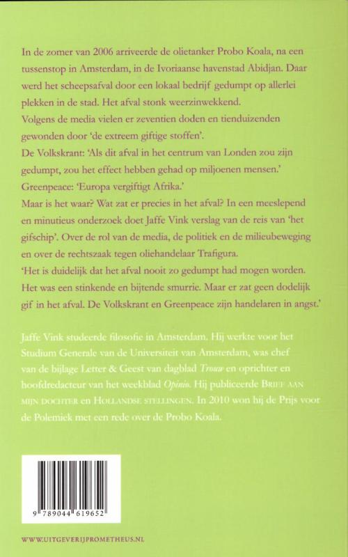 Achterkant van Het gifschip