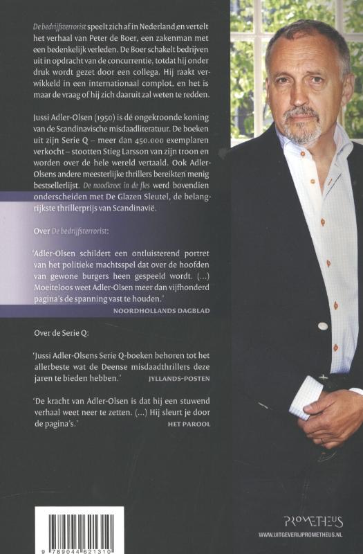 Achterkant van De bedrijfsterrorist