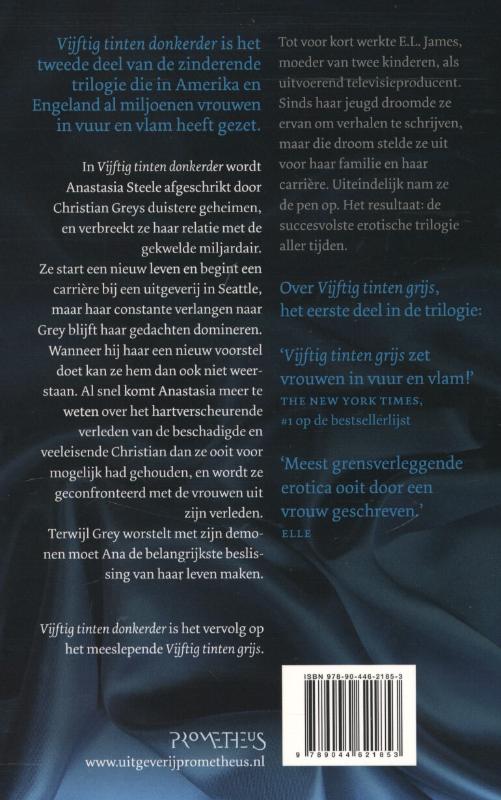Achterkant van Vijftig tinten donkerder