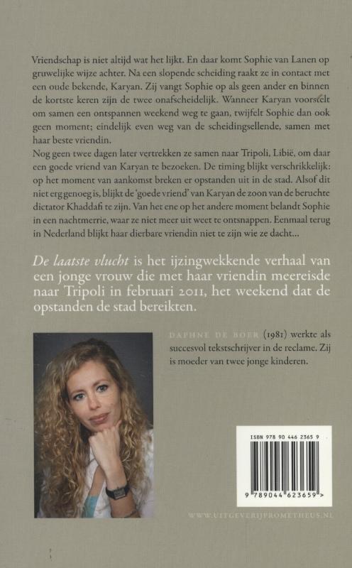Achterkant van De laatste vlucht
