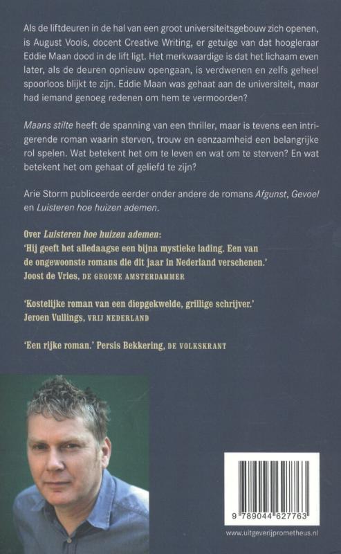 Achterkant van Maans stilte