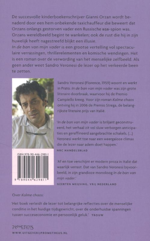 Achterkant van In de ban van mijn vader