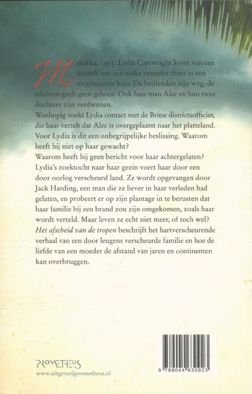 Achterkant van Het afscheid van de tropen