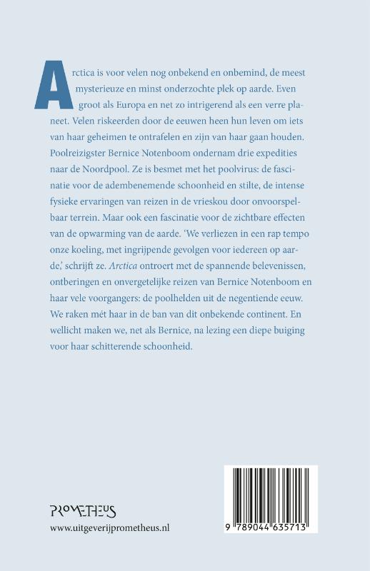 Achterkant van Arctica