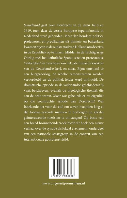 Achterkant van Synodestad