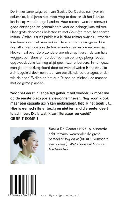 Achterkant van Eeuwige roem