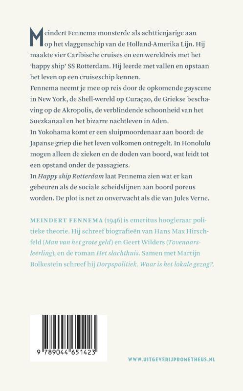 Achterkant van Happy ship Rotterdam