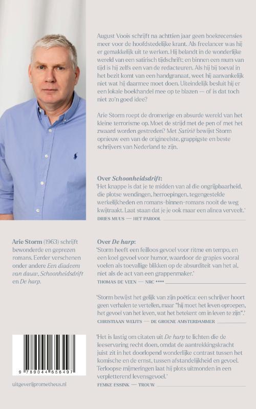 Achterkant van Satirië