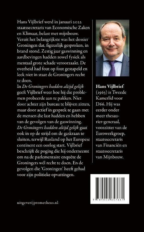 Achterkant van De Groningers hadden altijd gelijk