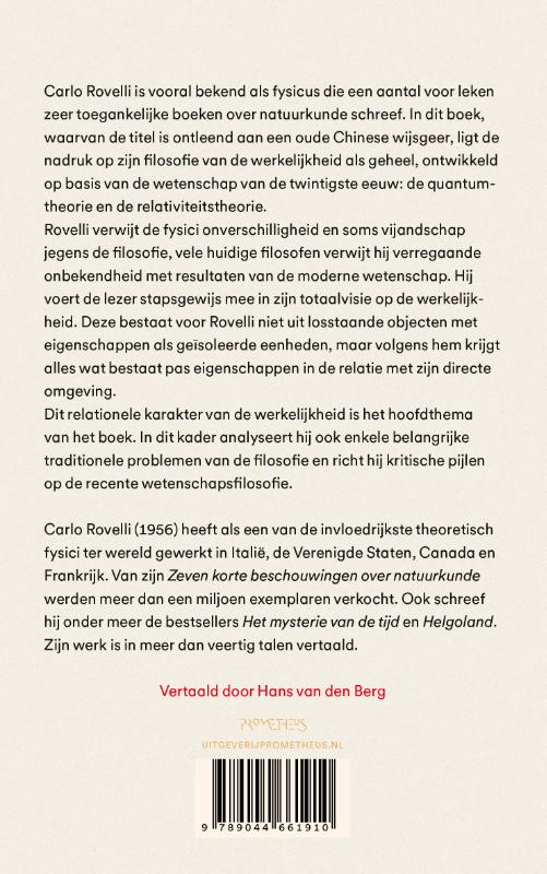 Achterkant van Over de gelijkheid van alle dingen