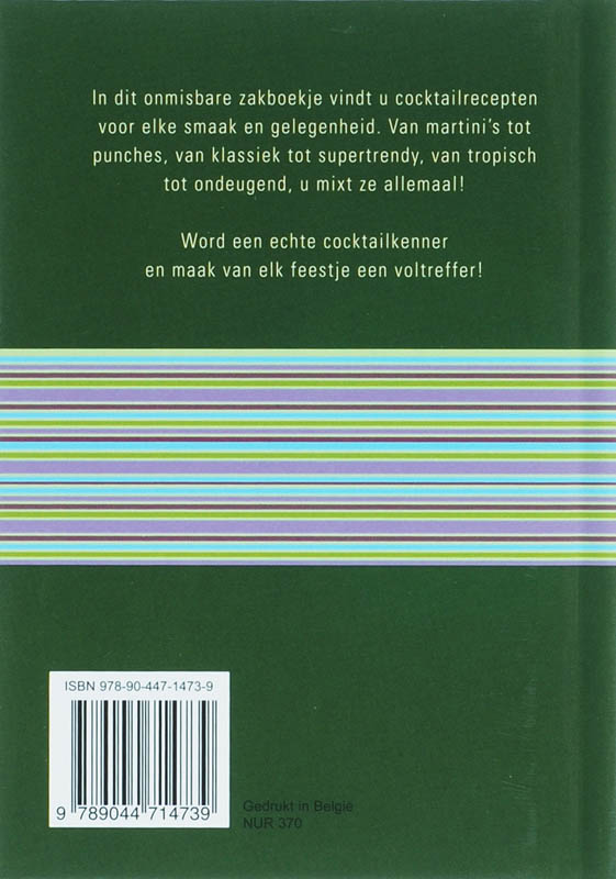 Achterkant van Cocktails