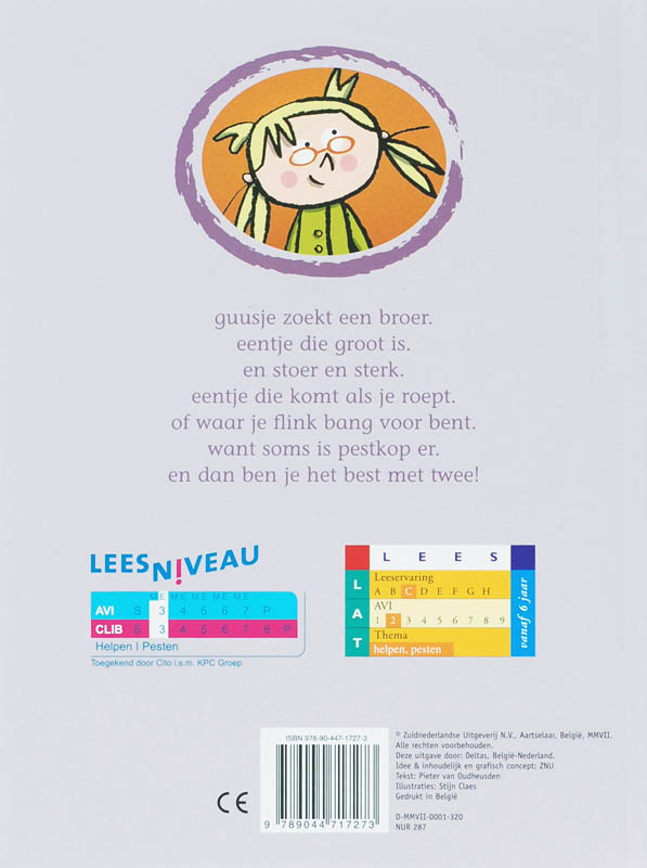 Achterkant van Lotte en de reus