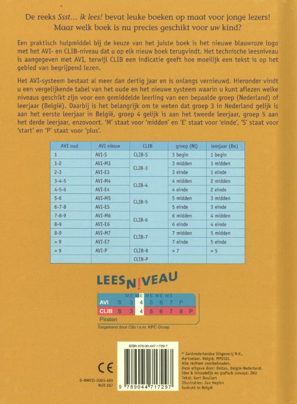 Achterkant van Prinses piraat