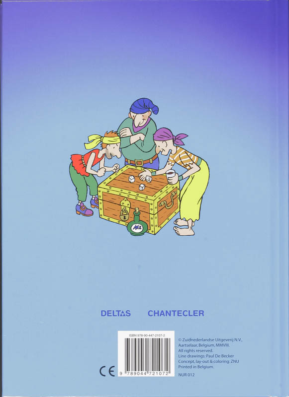 Achterkant van Notitieboek - piraten / livre de notes - pirates