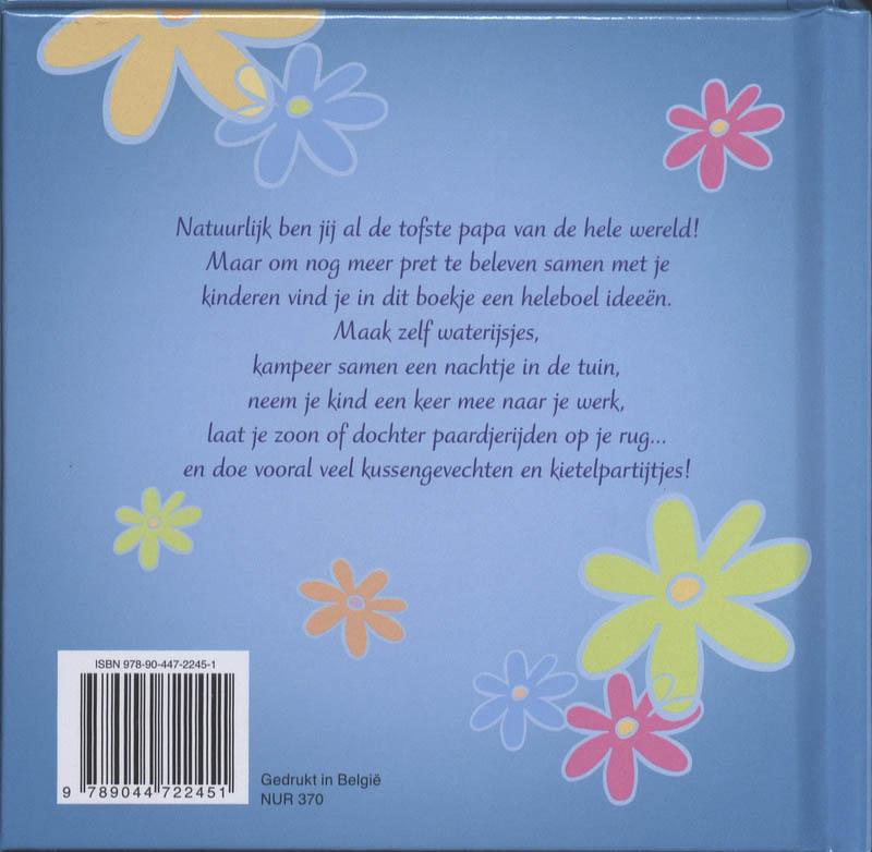 Achterkant van 101 ideeën om een speciale papa te zijn