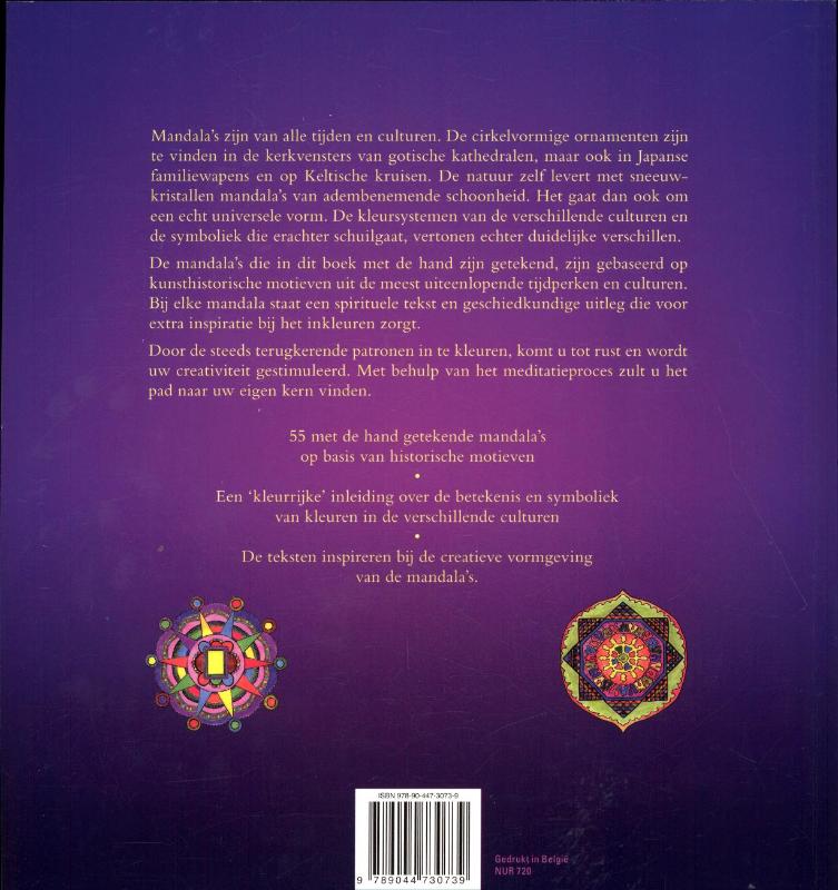 Achterkant van Mandala's