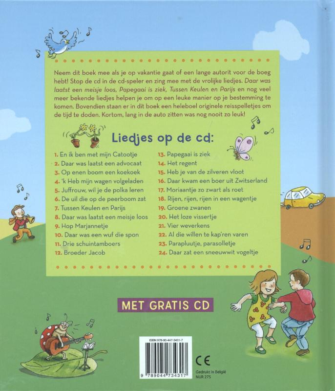 Achterkant van Reuzeleuke kinderliedjes en spelletjes