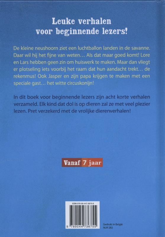 Achterkant van Vrolijke dierenverhalen